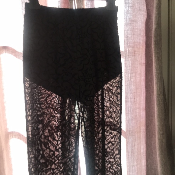 Sheer flared pants - Picture 2 of 7